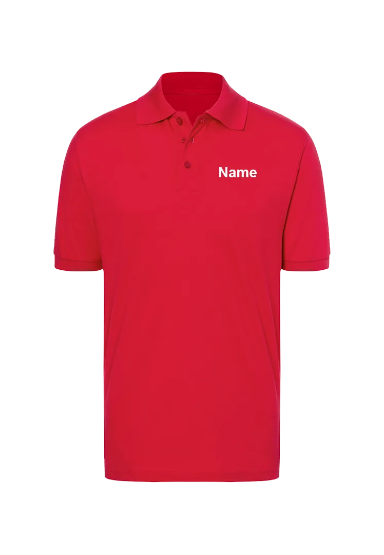 Poloshirt Herren - red 