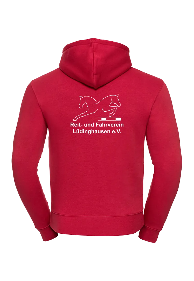 Zip-Hoodie Herren - red 