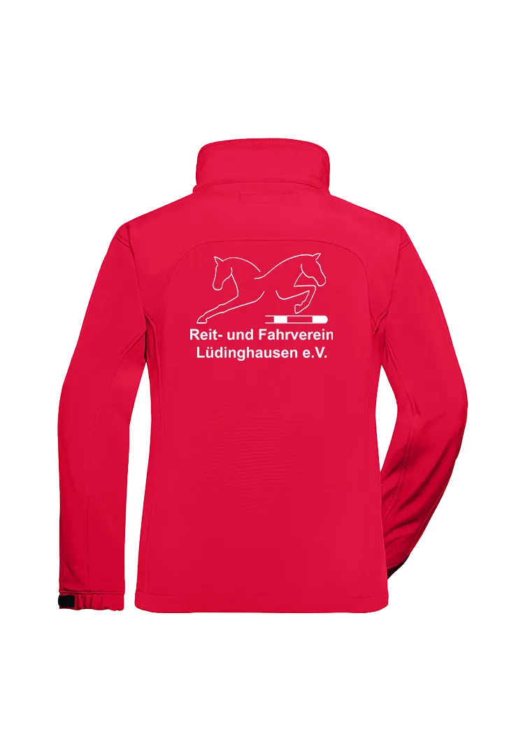Softshelljacke Damen - red 
