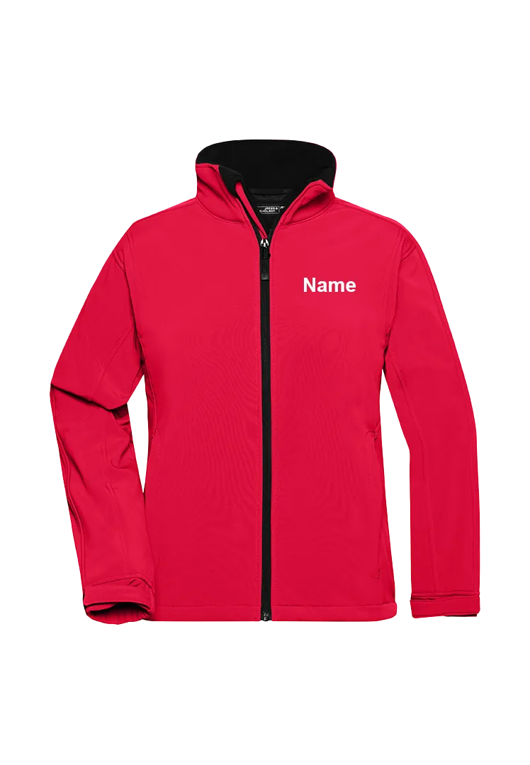 Softshelljacke Damen - red 