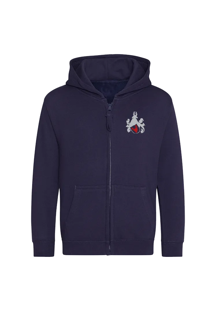 Zip-Hoodie Kinder - navy