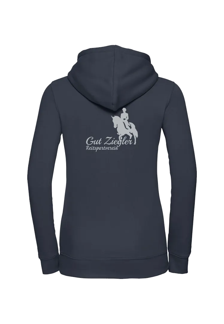 Zip-Hoodie Damen - navy