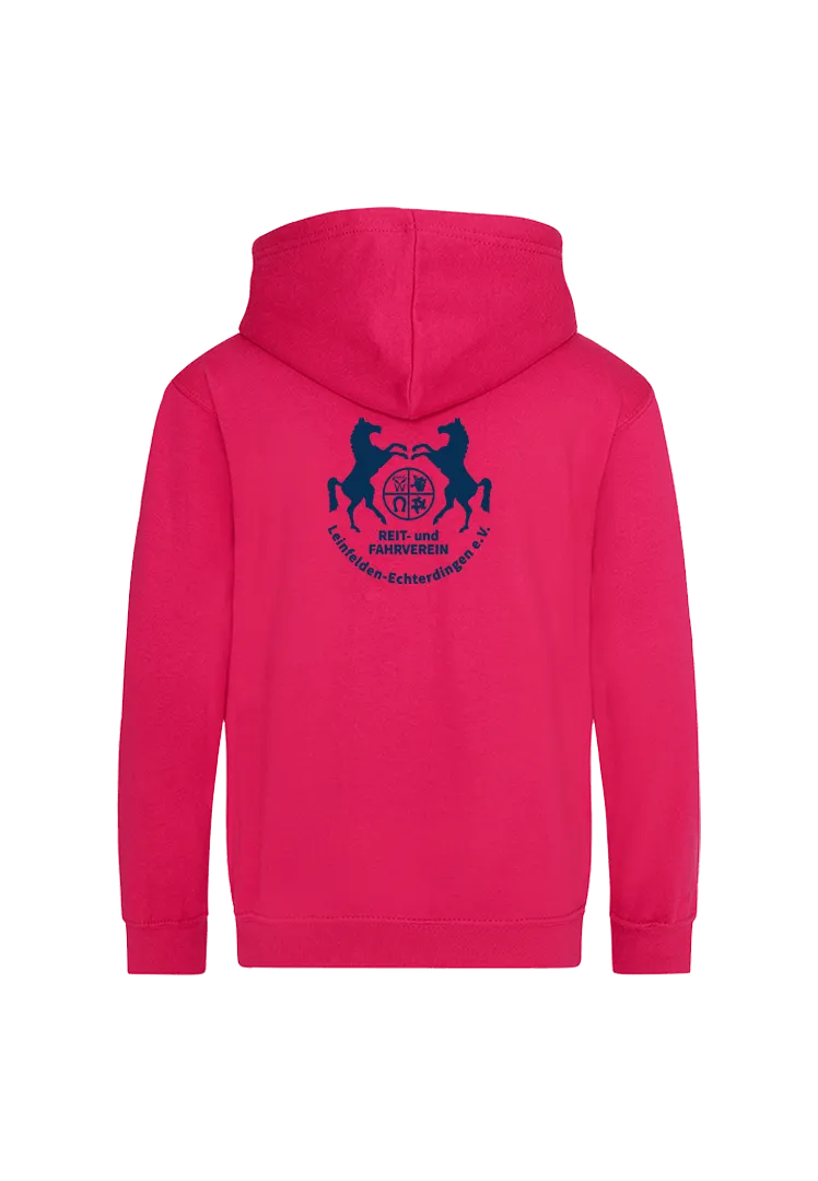 Zip-Hoodie Kinder - pink