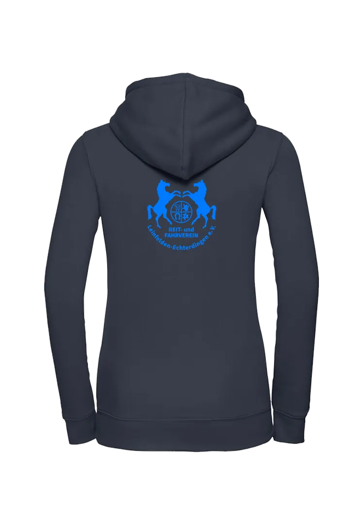 Zip-Hoodie Damen - royal