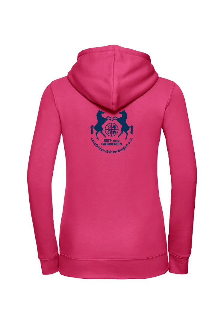 Zip-Hoodie Damen - pink
