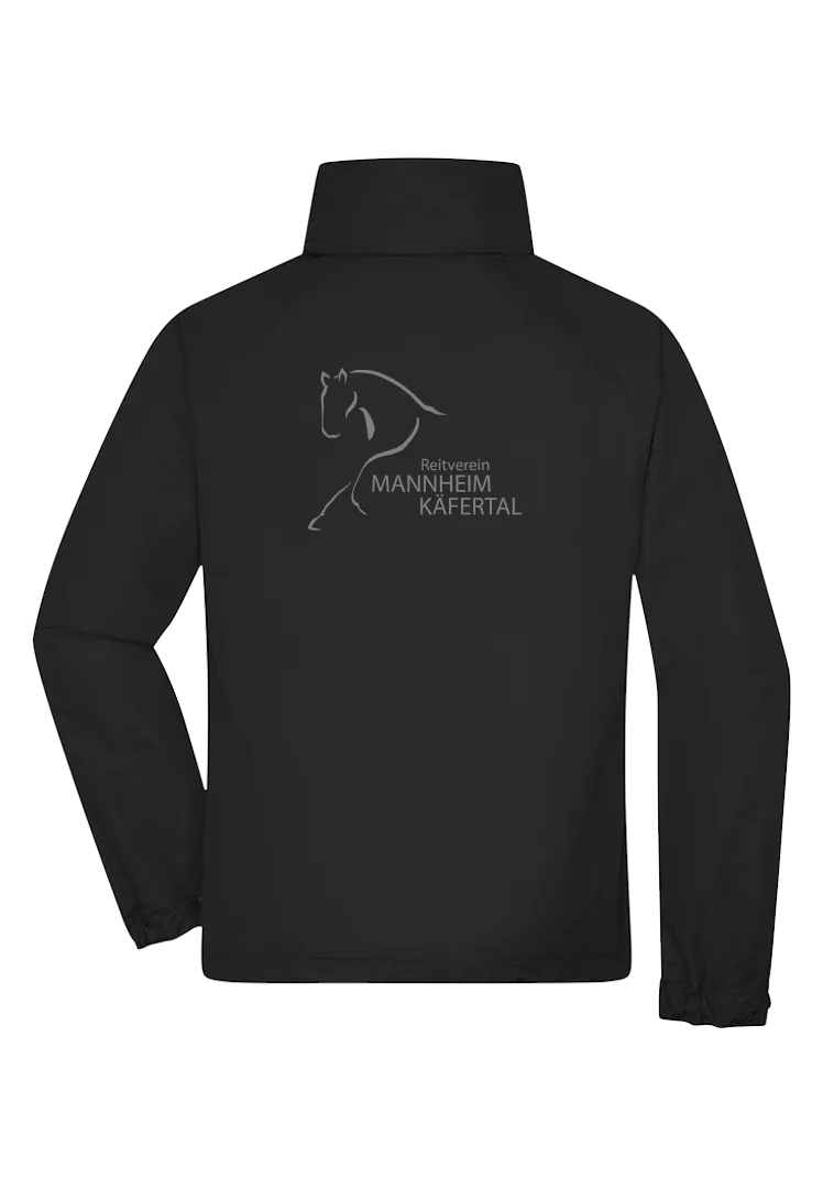 Regenjacke Herren - schwarz