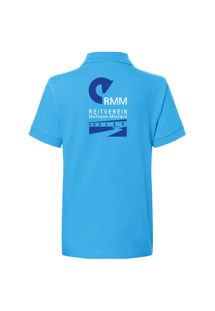 Poloshirt Kinder  - aqua