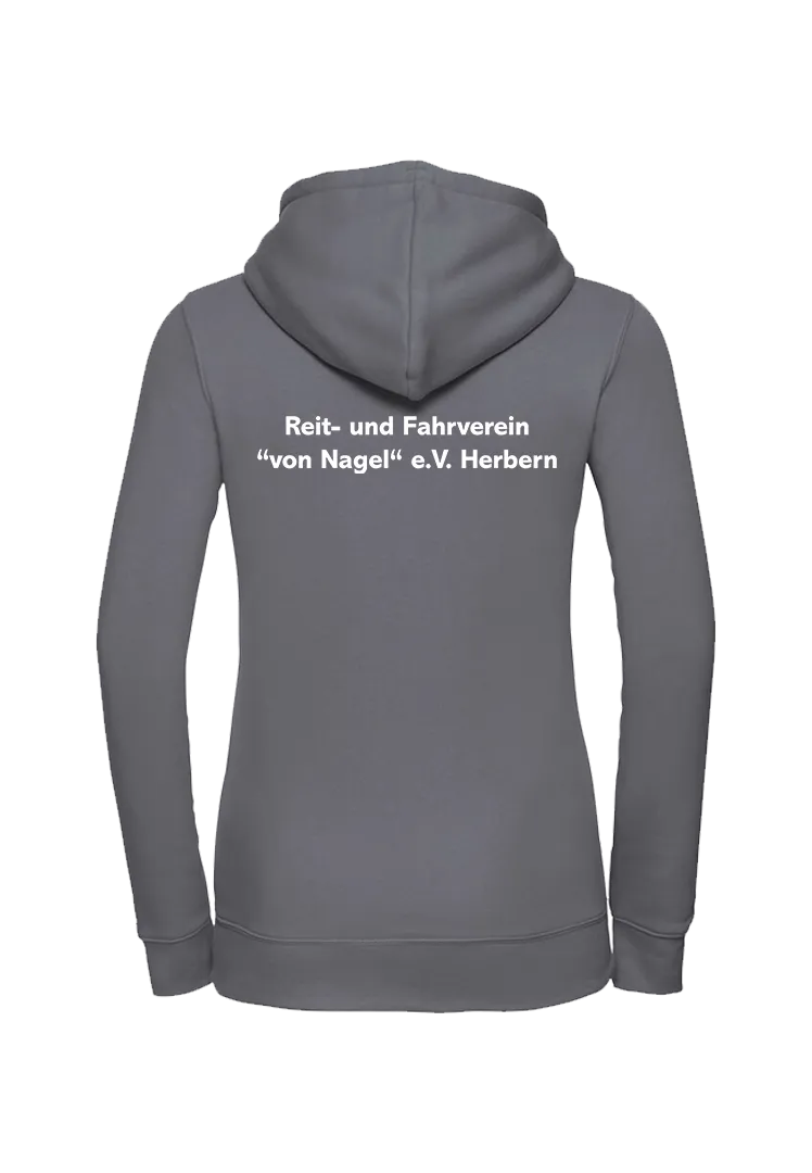 Zip-Hoodie Damen - convoy grey
