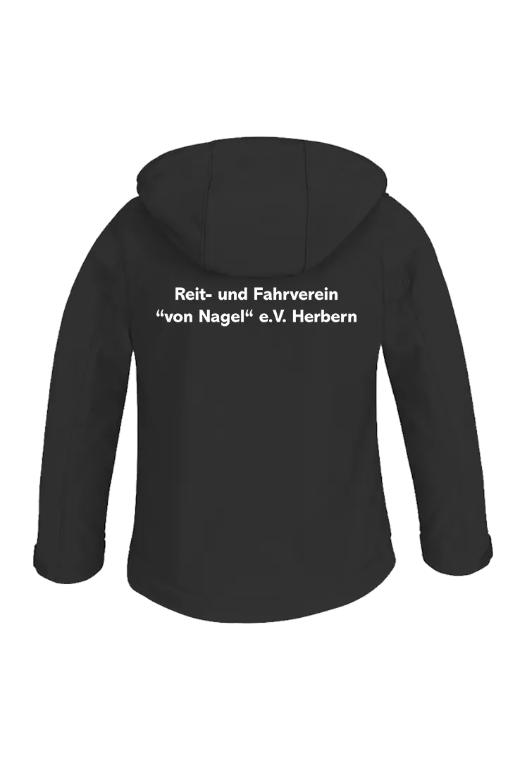 Softshelljacke Kinder - schwarz
