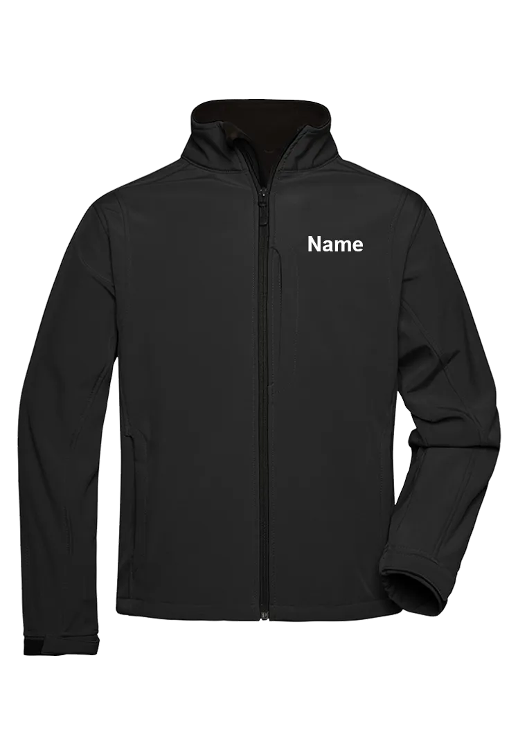 Softshelljacke Herren - schwarz
