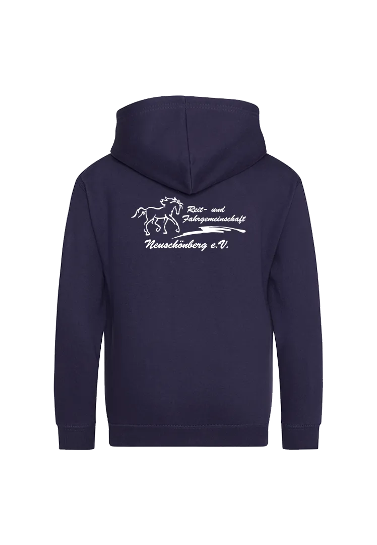 Zip-Hoodie Kinder - navy