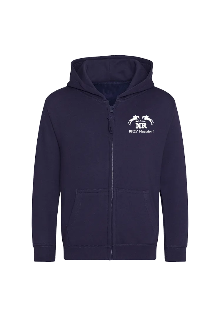 Zip-Hoodie Kinder - navy