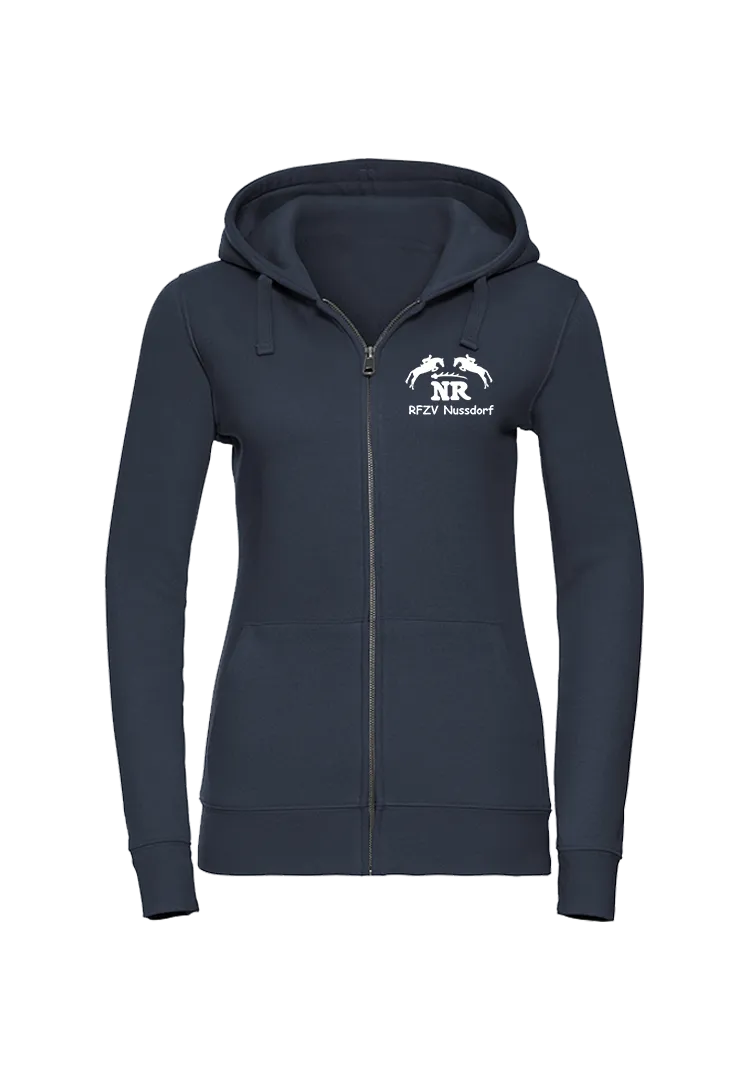 Zip-Hoodie Damen - navy