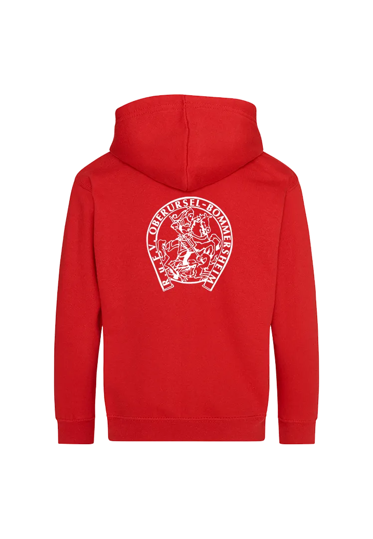 Zip-Hoodie Kinder - rot