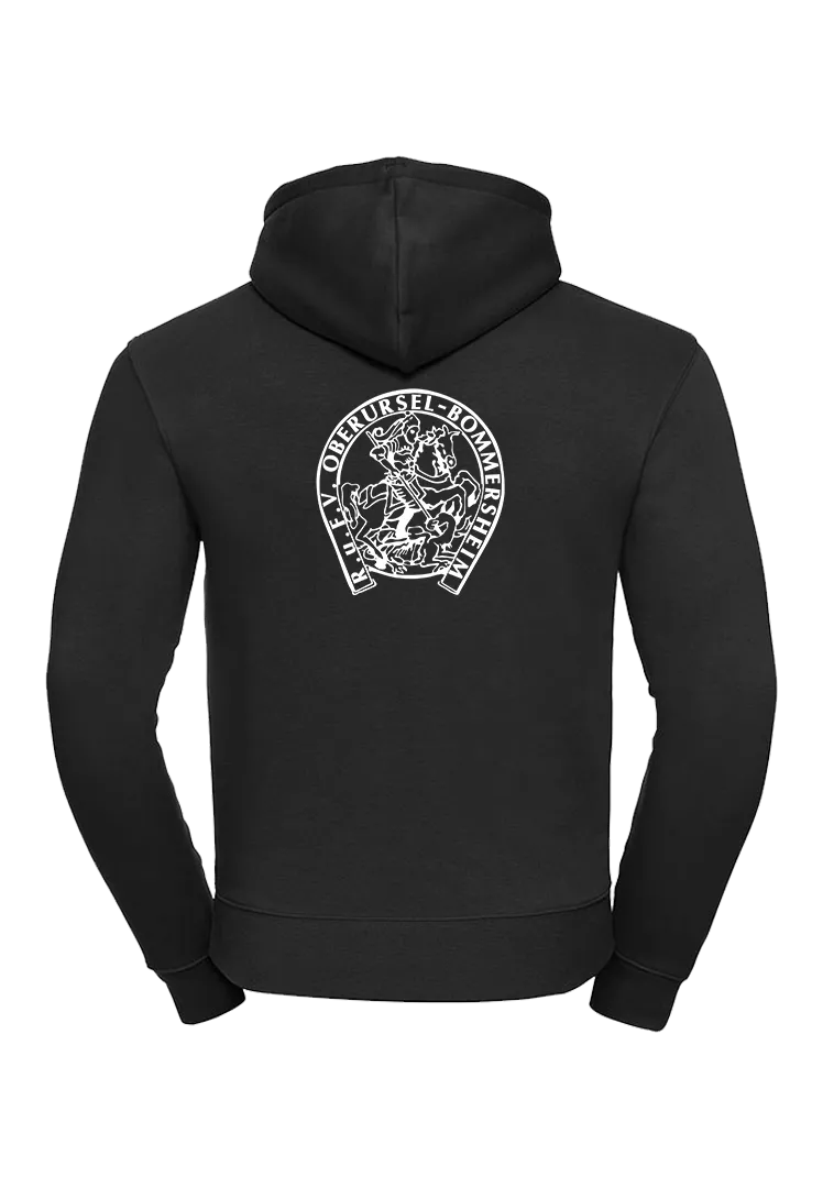 Zip-Hoodie Herren - schwarz