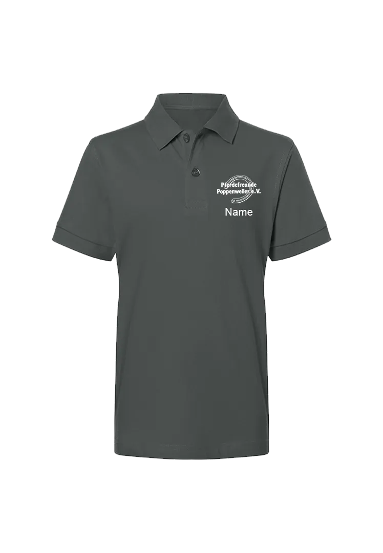 Poloshirt Kinder - graphite