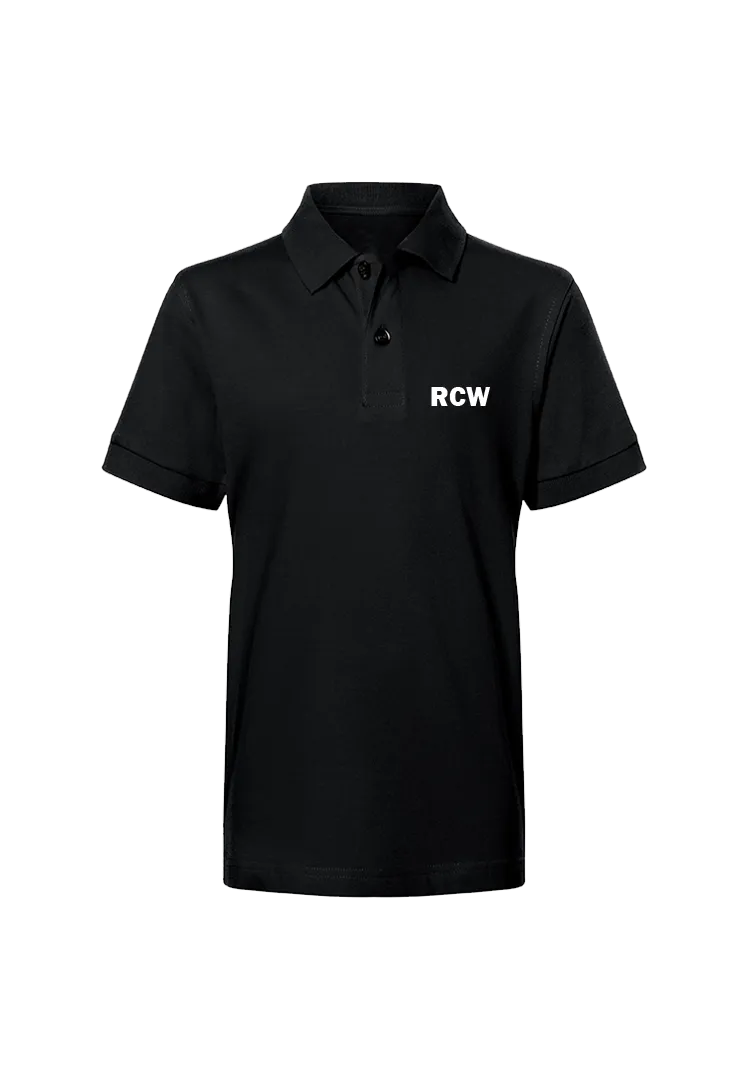 Poloshirt Kinder - black