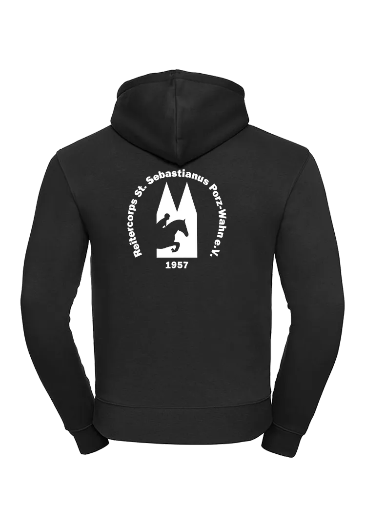 Zip-Hoodie Herren - black