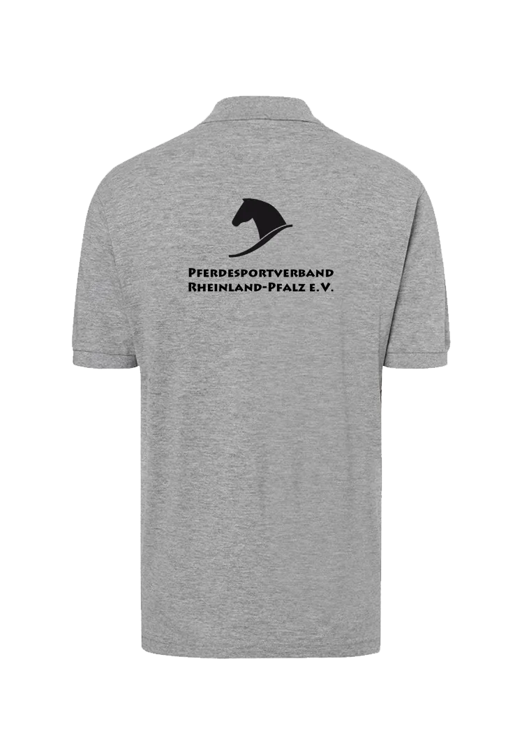 Poloshirt Herren - grey heather