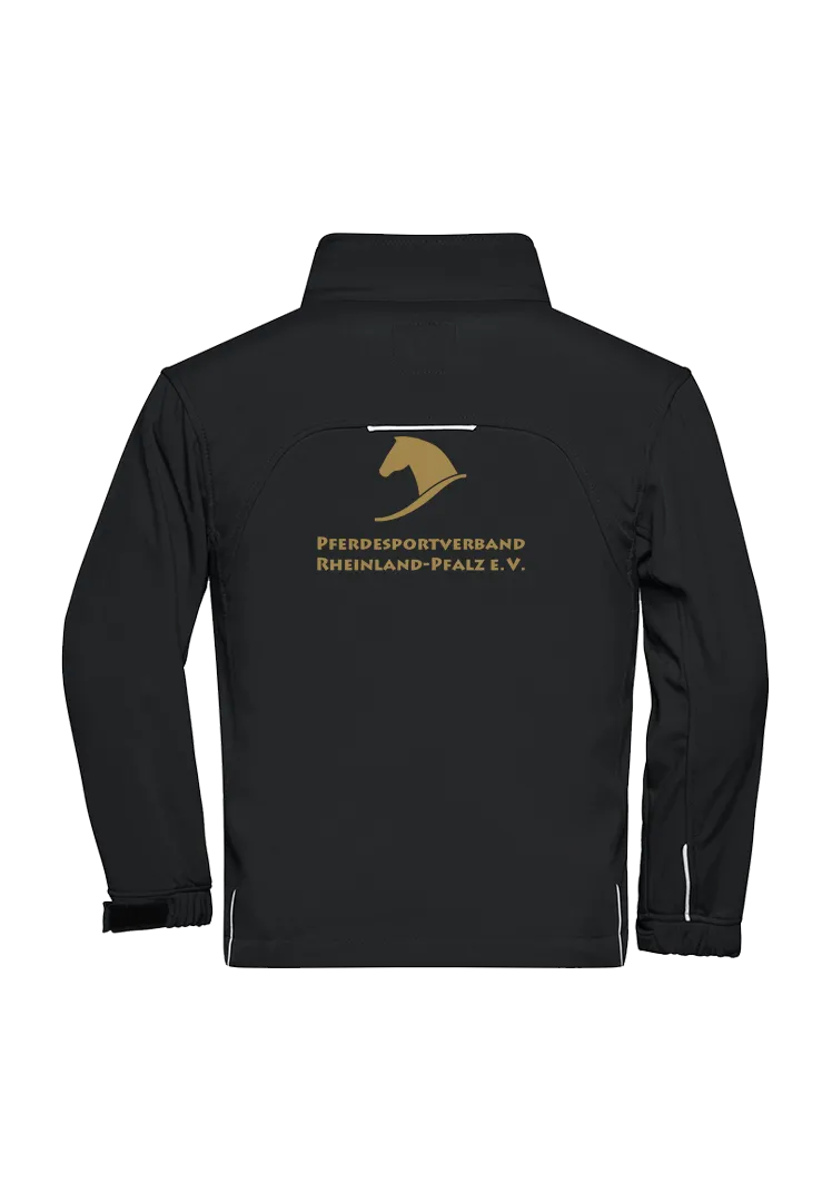 Softshelljacke Kinder - schwarz
