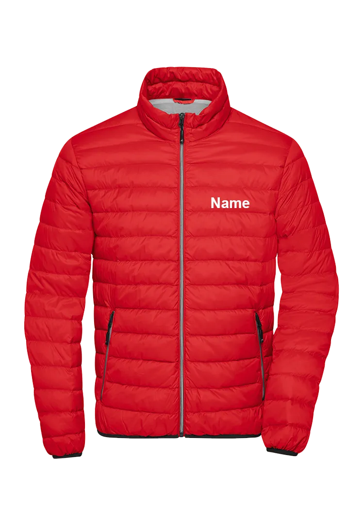 Steppjacke Herren - rot