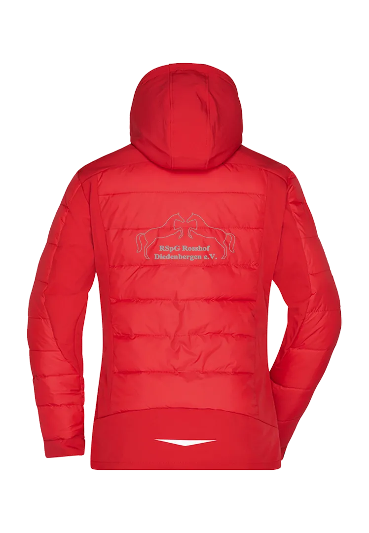 Thermojacke Hybrid Damen  - rot