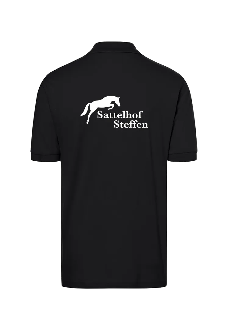 Poloshirt Herren - schwarz