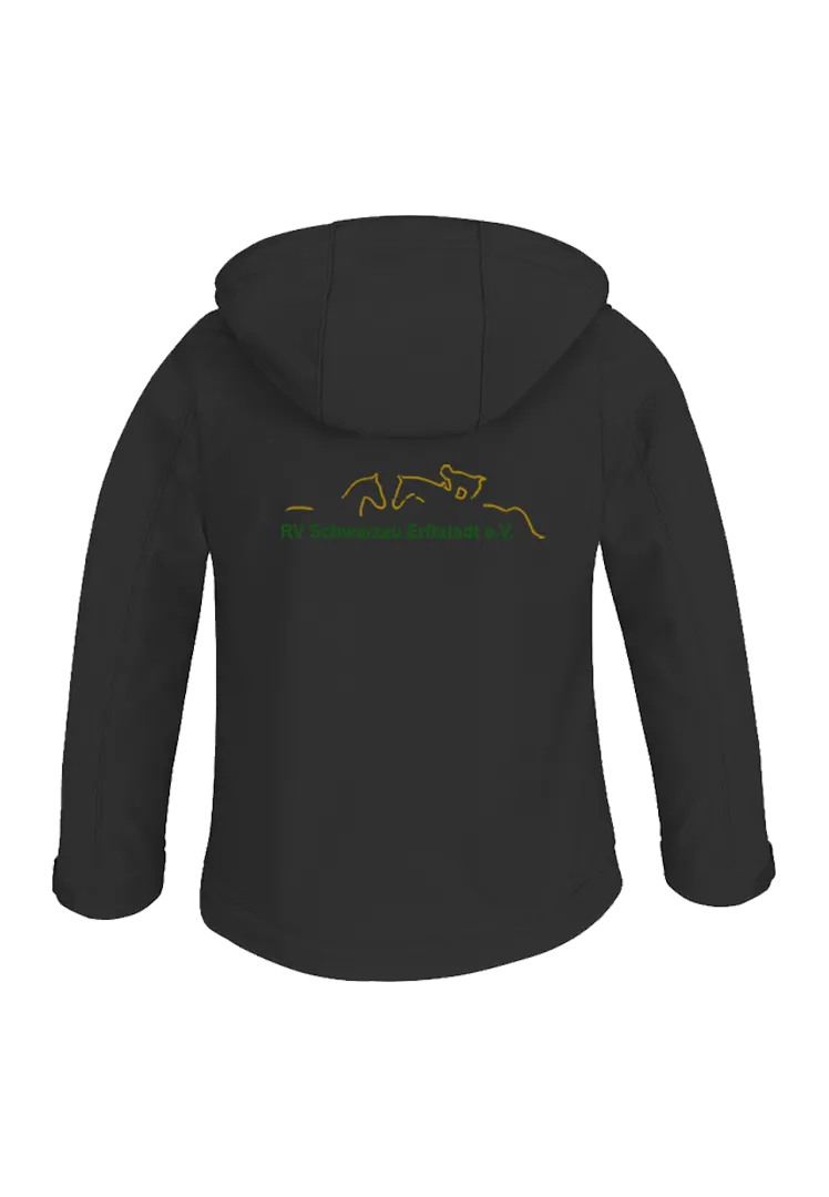 Softshelljacke Kinder - schwarz