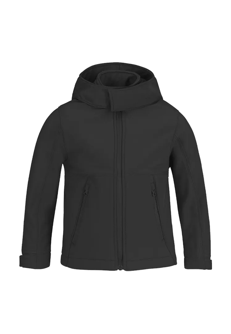 Softshelljacke Kinder - schwarz