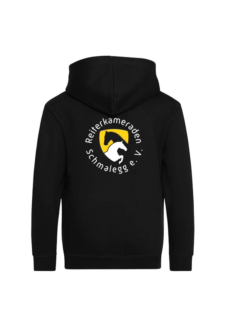Zip-Hoodie Kinder - schwarz
