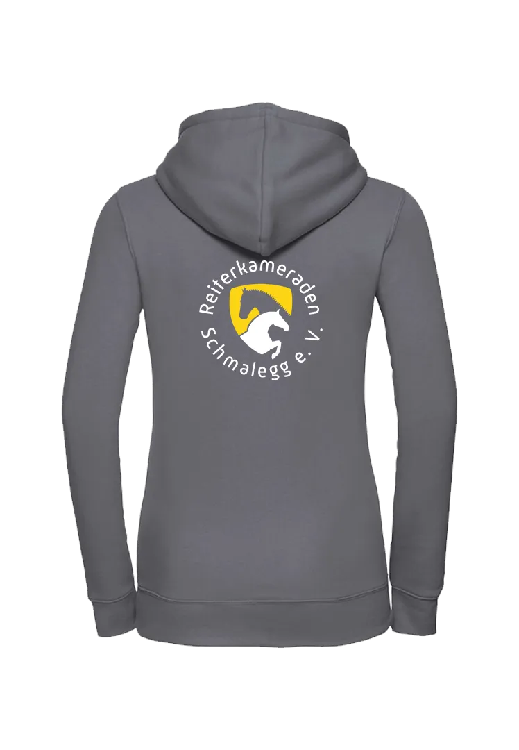 Zip-Hoodie Damen - convoy grey