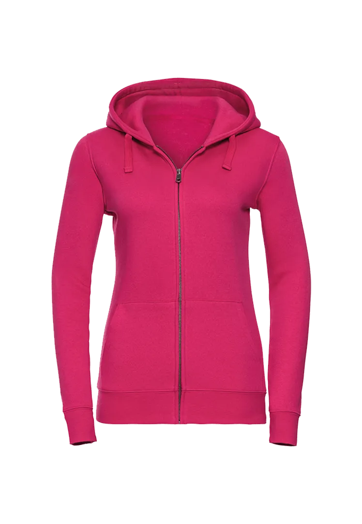 Zip-Hoodie Damen - pink