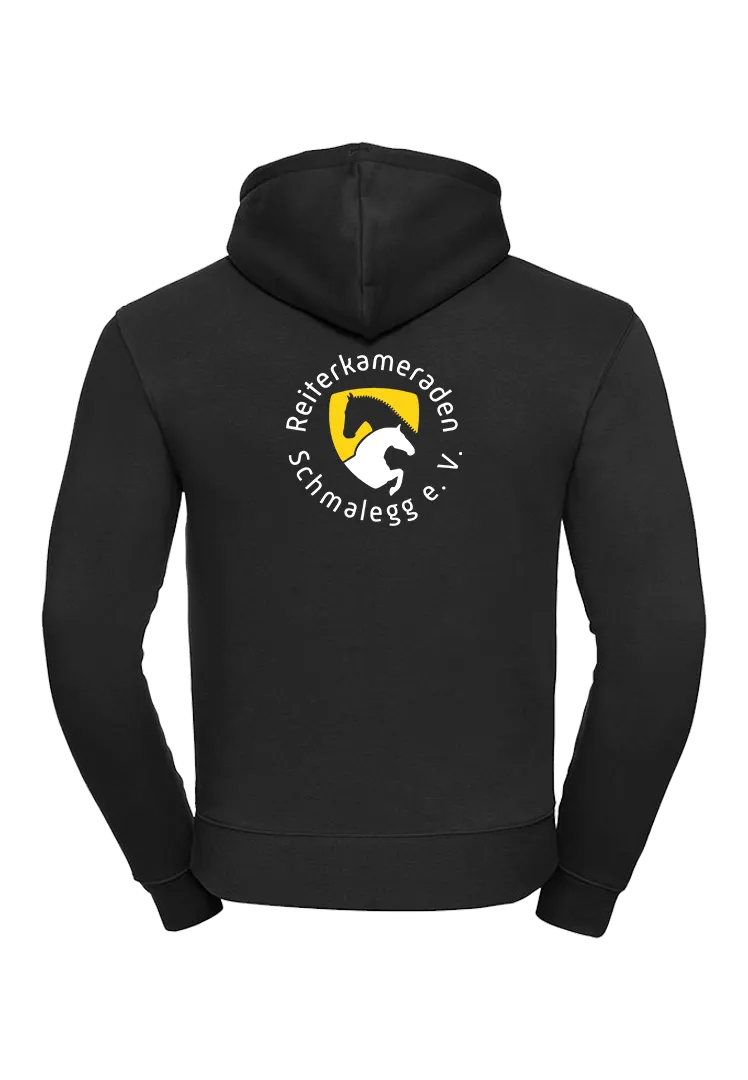 Zip-Hoodie Herren - schwarz