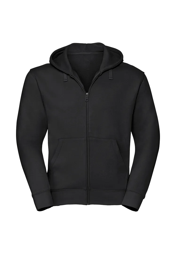 Zip-Hoodie Herren - schwarz