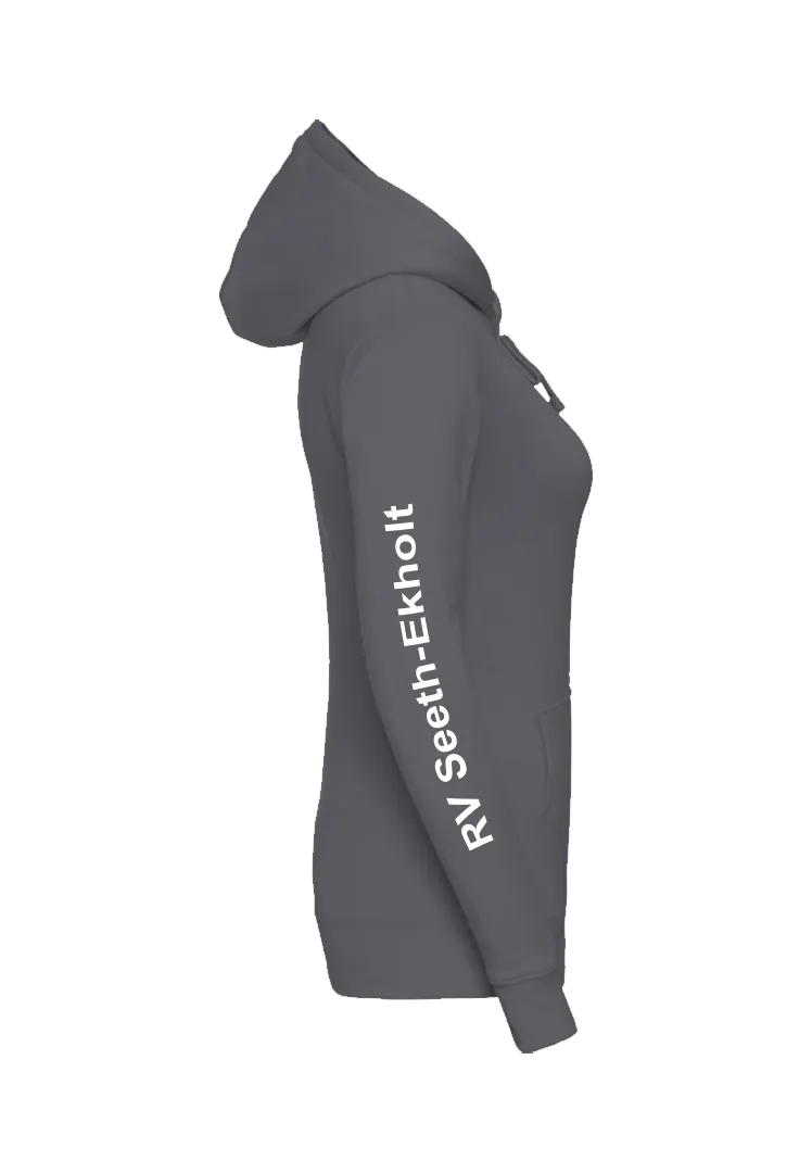 Zip-Hoodie Damen - convoy grey