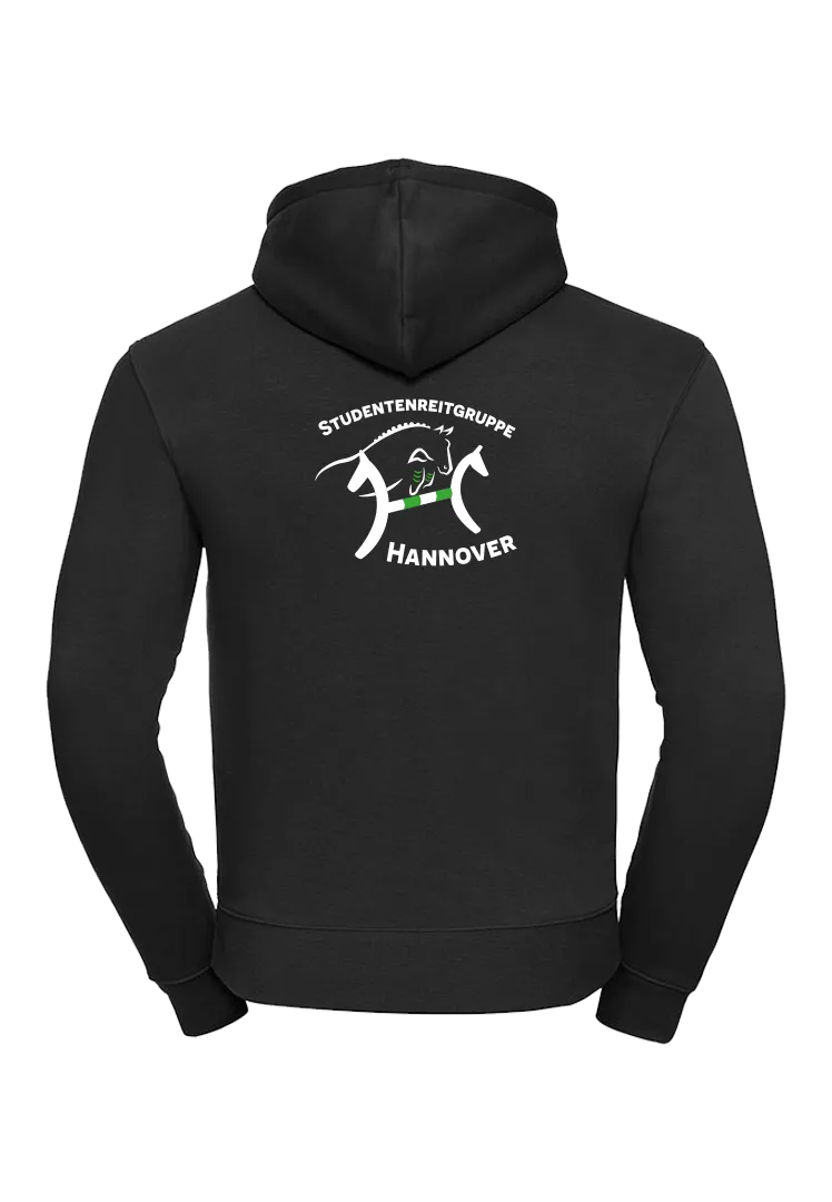 Zip-Hoodie Herren - schwarz