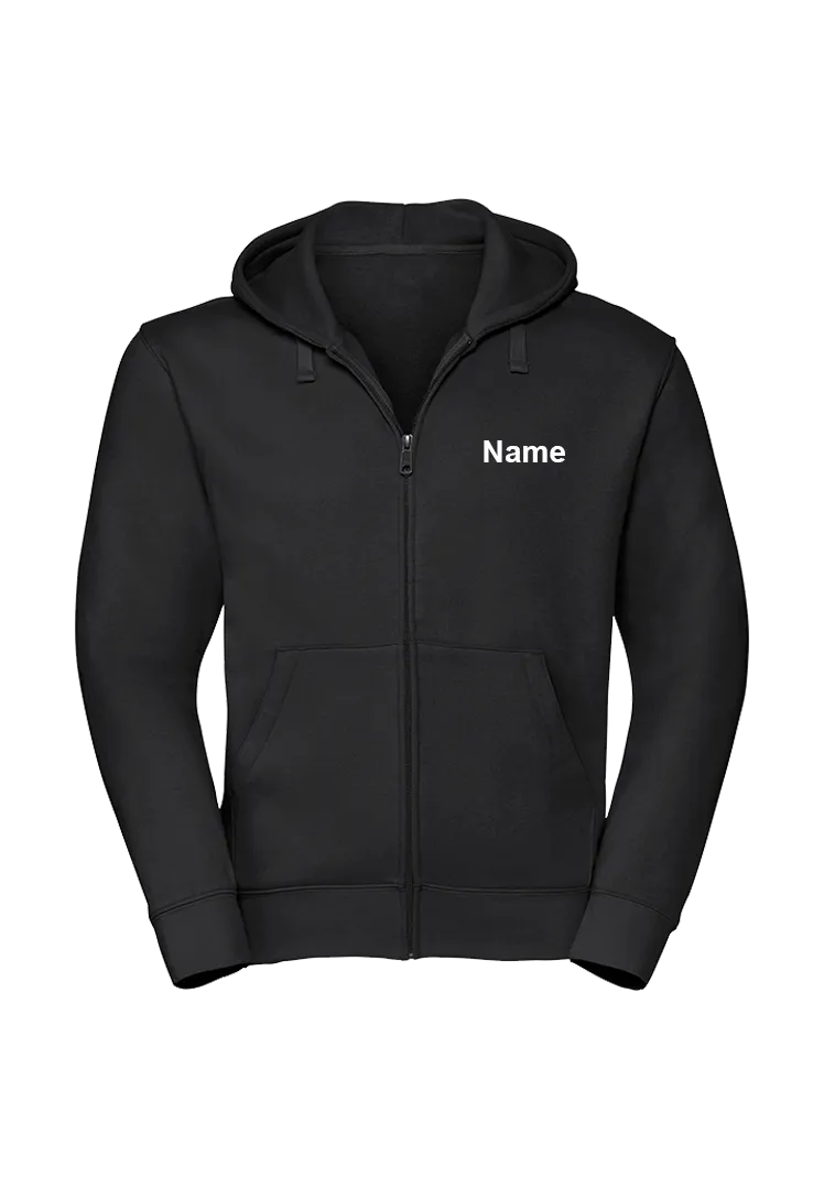 Zip-Hoodie Herren - schwarz
