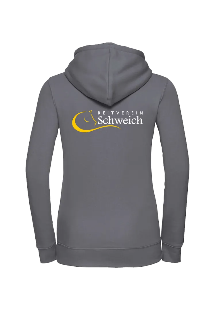 Zip-Hoodie Damen - convoy grey