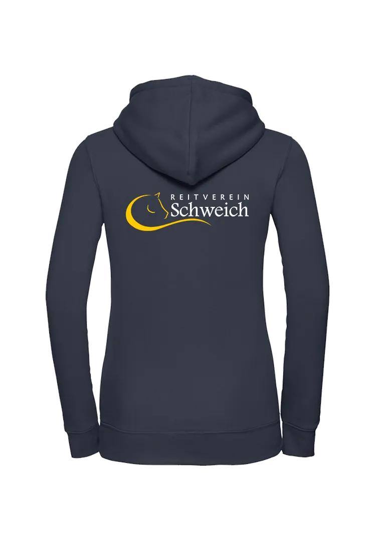Zip-Hoodie Damen - navy