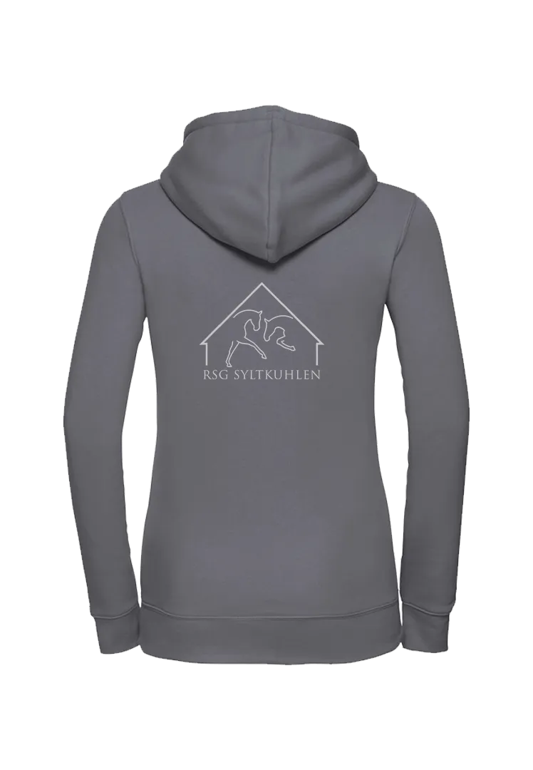 Zip-Hoodie Damen - convoy grey