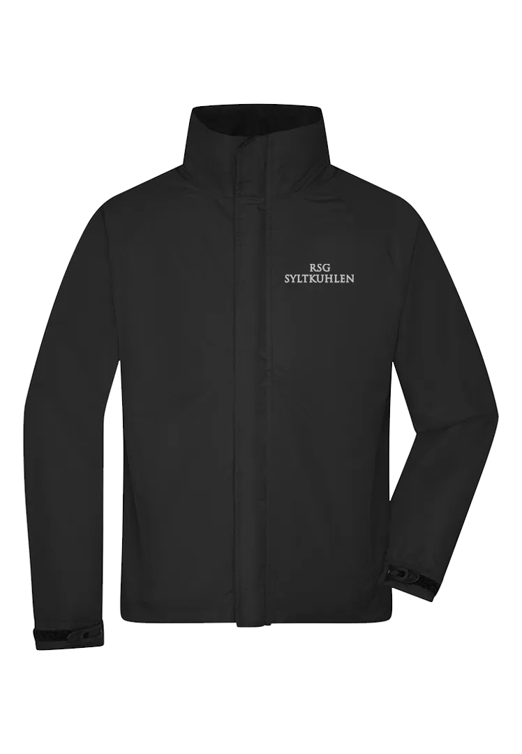 Regenjacke Herren - schwarz 