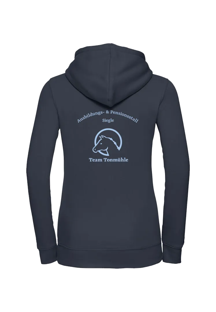 Zip-Hoodie Damen - navy
