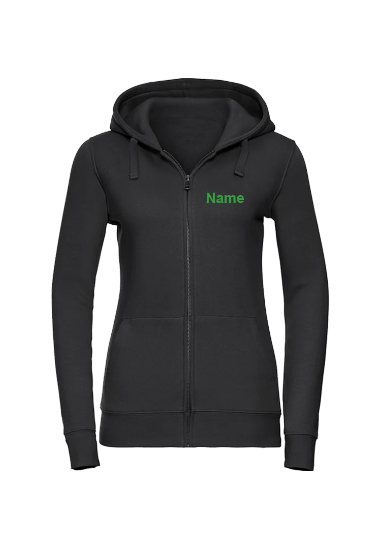Zip-Hoodie Damen - Schwarz