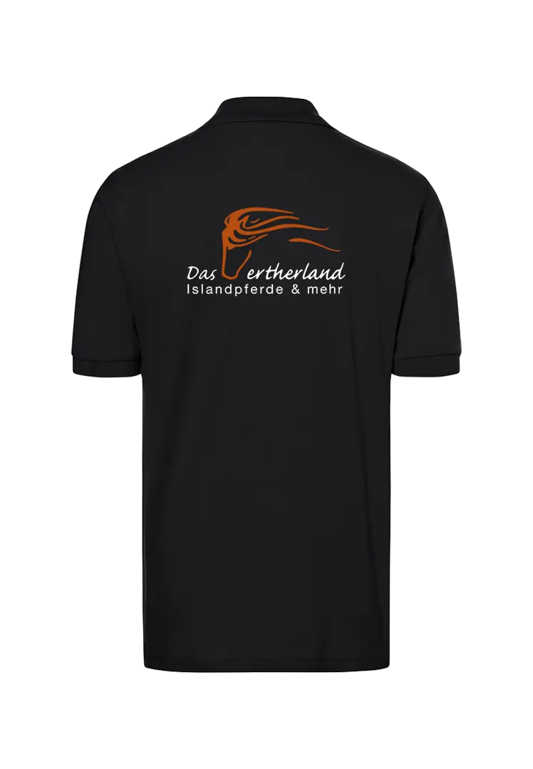 Poloshirt Herren - schwarz
