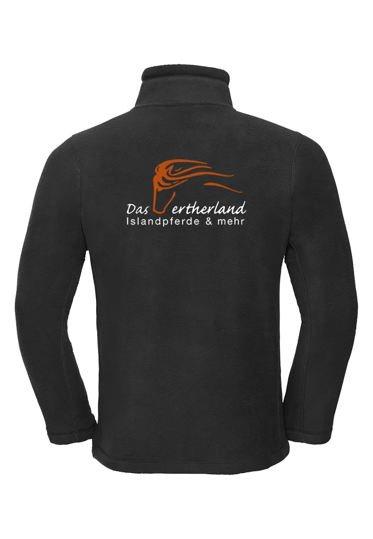Fleecejacke Herren - schwarz