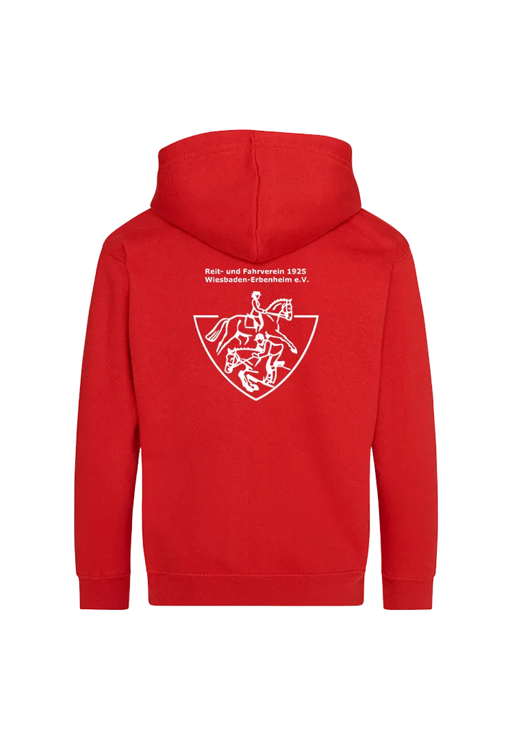 Zip-Hoodie Kinder - rot