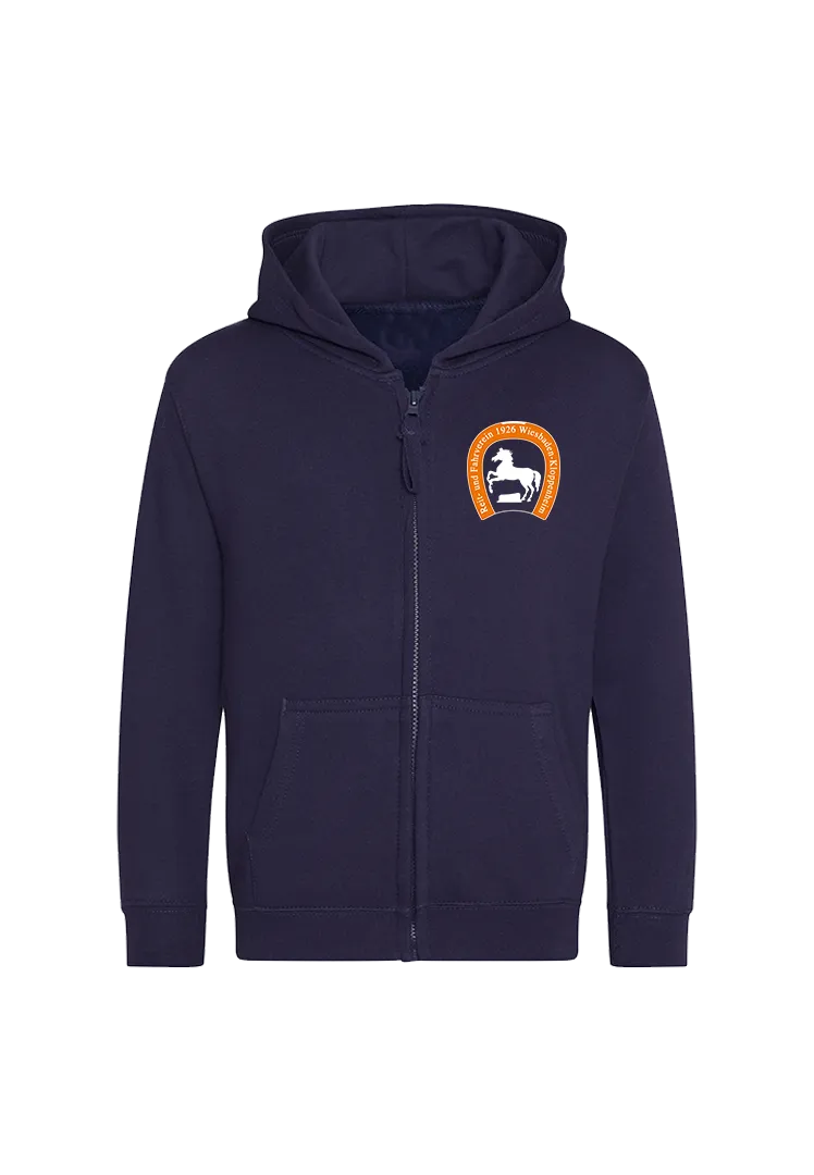 Zip-Hoodie Kinder - navy