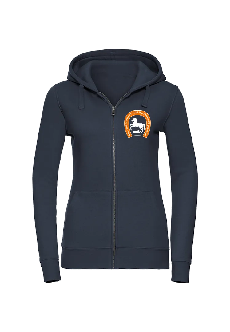 Zip-Hoodie Damen - navy
