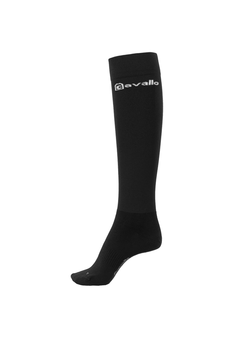Funktionsstrumpf Caval Logo Socks - black