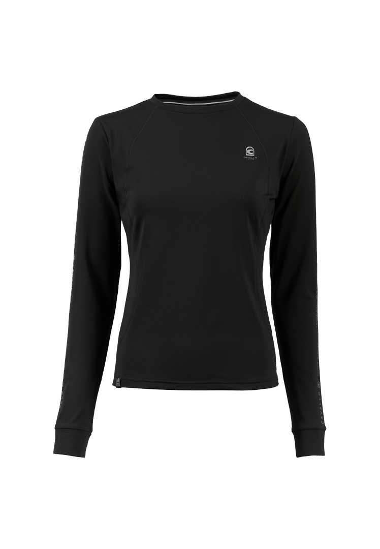 Rundhalsshirt Gyda - black